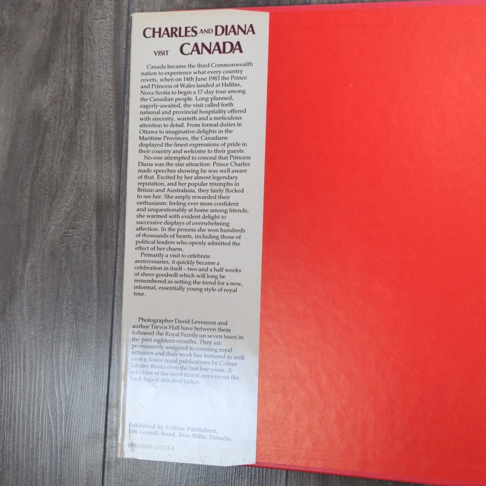 Charles and Diana Visit Canada Book - Picture 2 of 7